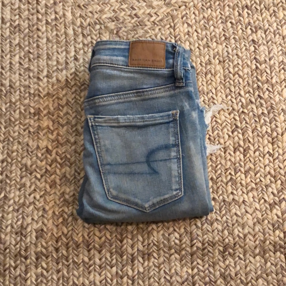 American Eagle Skinny Ripped Jeans